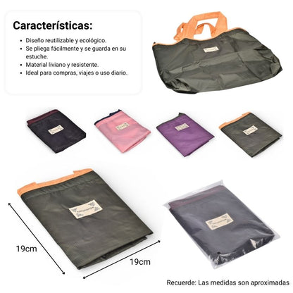 BOLSA REUTILIZABLE POLIESTER DIM:52X8X38