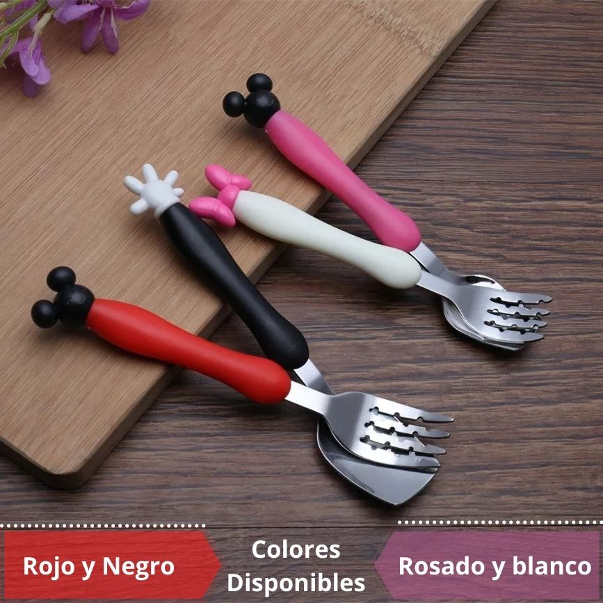 set cubiertos cuchara tenedor  dim:20*5cm