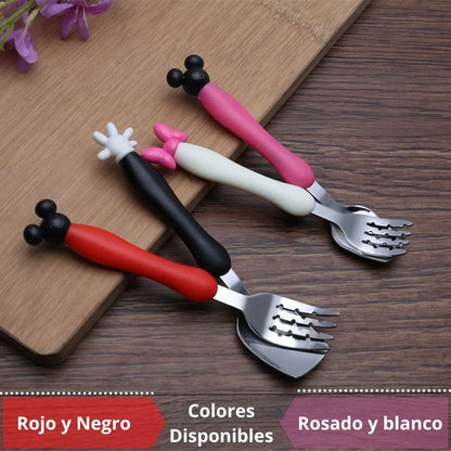 SET CUBIERTOS CUCHARA TENEDOR  DIM:20*5CM