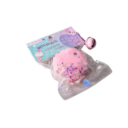 SQUISHY FORMA GALLETA ANTI ESTRES ELASTICO CAUCHO DIM:6CM