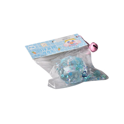 SQUISHY FORMA REDONDA ANTI ESTRES ELASTICO CAUCHO DIM:6CM