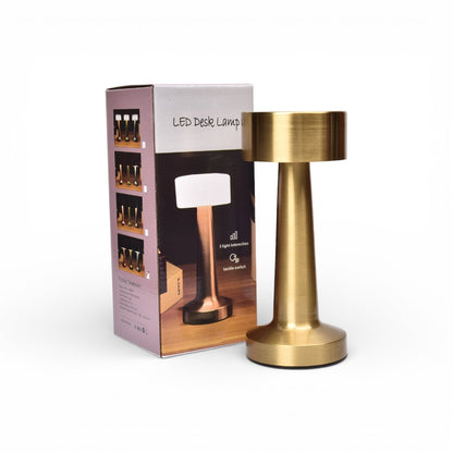 LAMPARA METALICA PLASTICA RECARGABLE CON CABLE USB