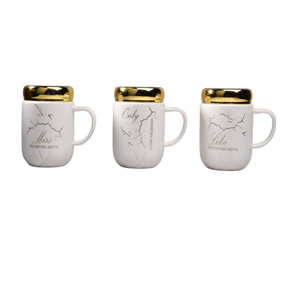 MUG POCILLO CON TAPA CERAMICA