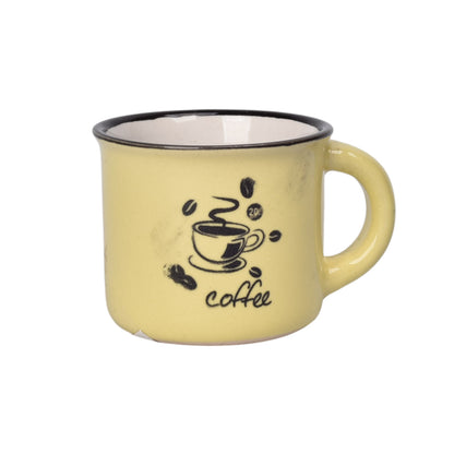 MUG POCILLO CERAMICA 180ML DIM:6X6X5