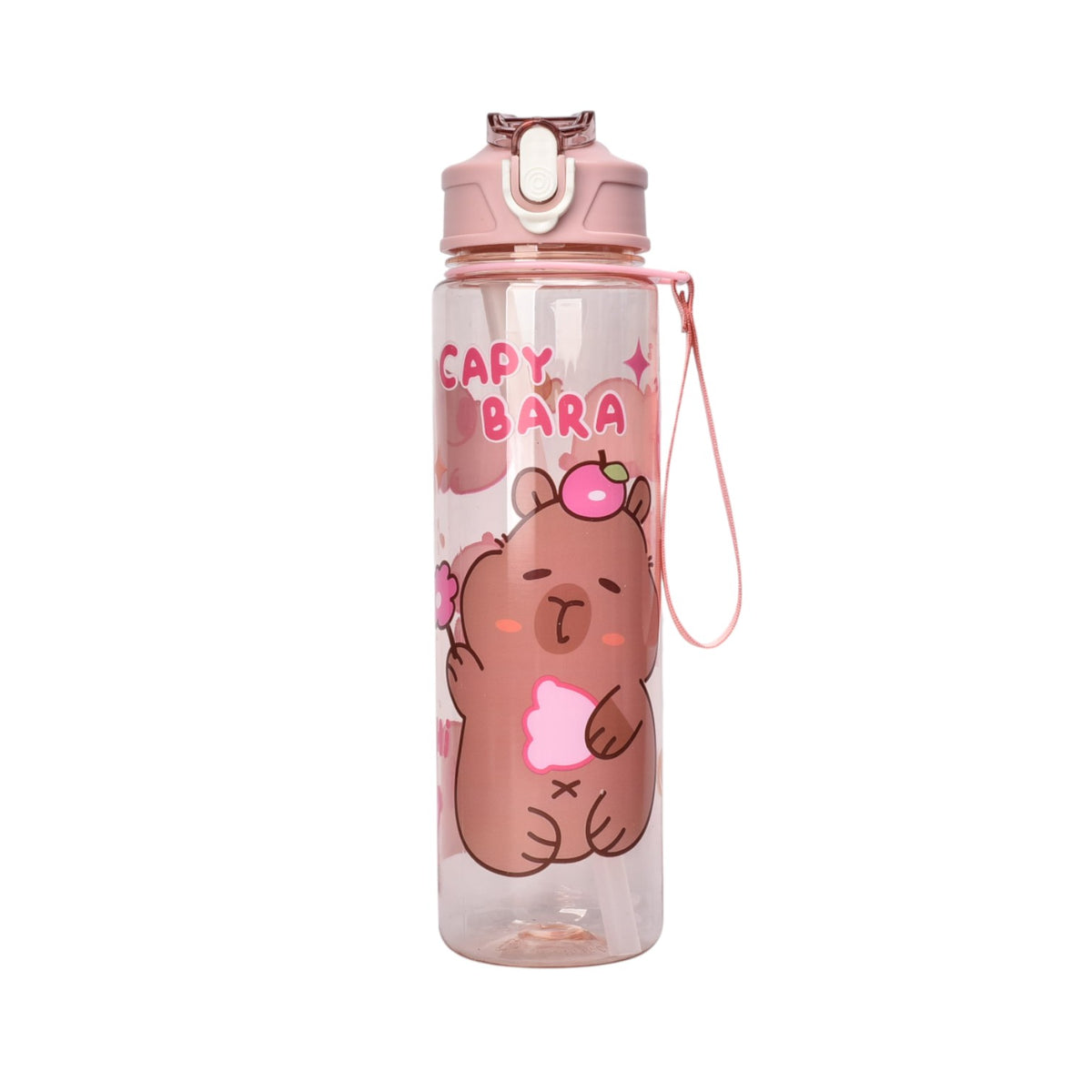 botella de agua 800ml capybara dim:7x7x26