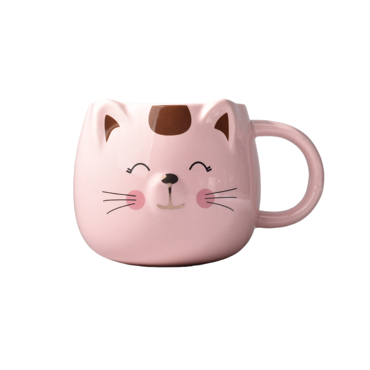 mug pocillo ceramica diseño de gato de 320ml dim:8x13x8
