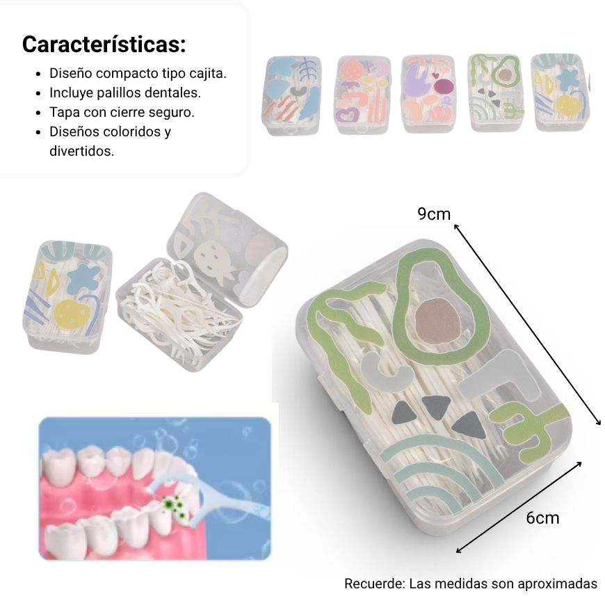 seda dental para limpiar plastico dim:6x9x3