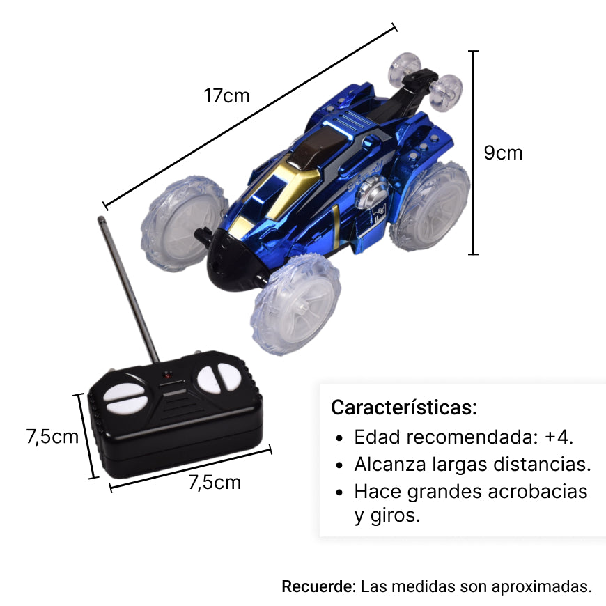 carro loco control remoto luces