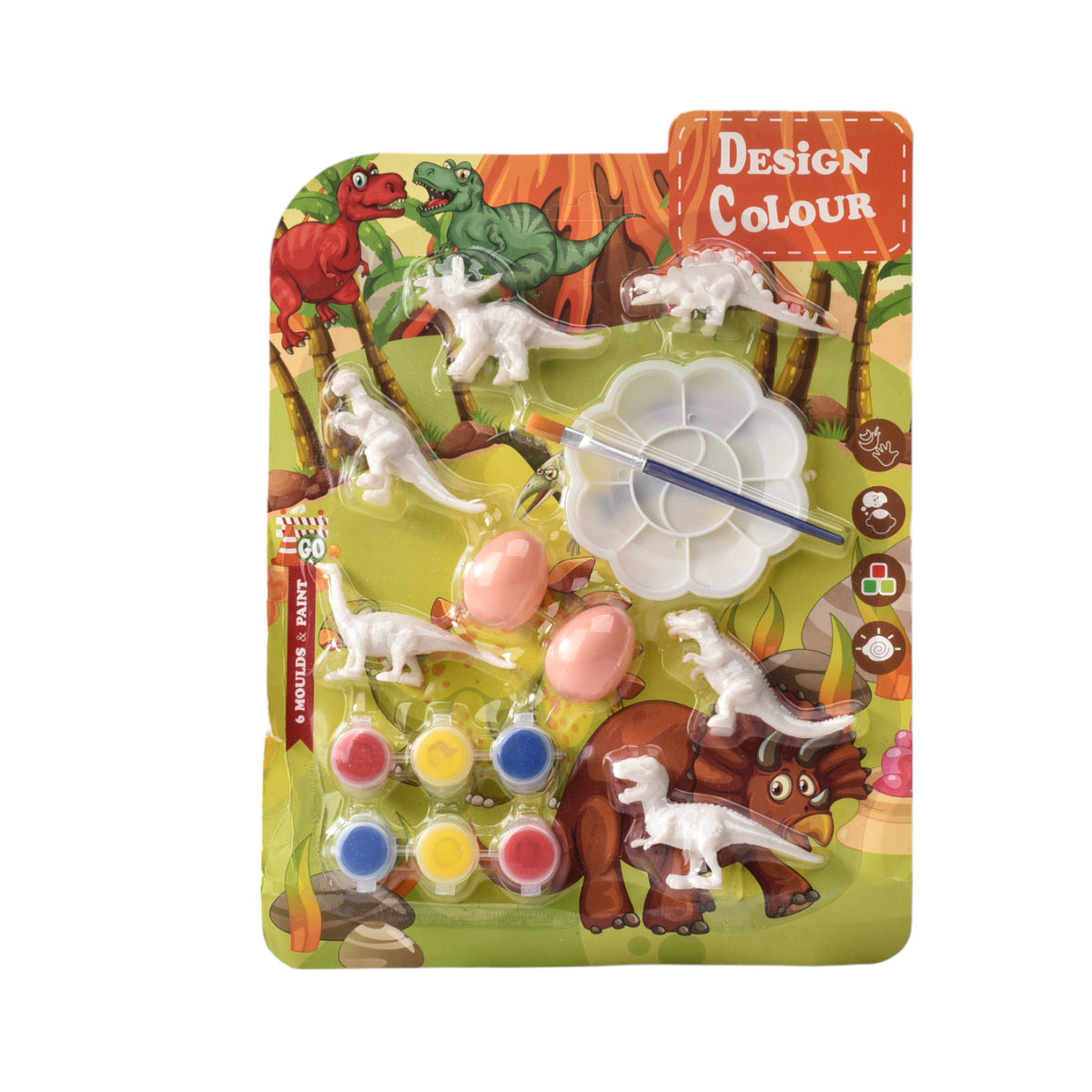 set kit de pintar dinosaurio dim:21x26x2