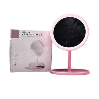 ESPEJO REDONDO TOCADOR MESA LUZ LED MAQUILLAJE DIM:17x17x28