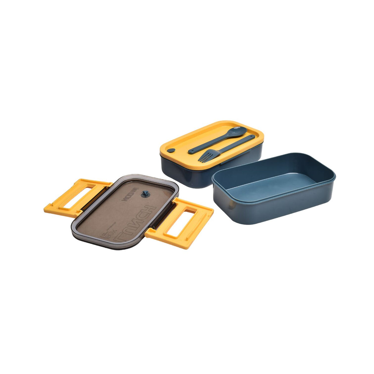 portacomidas lonchera plastico recipiente con cubiertos