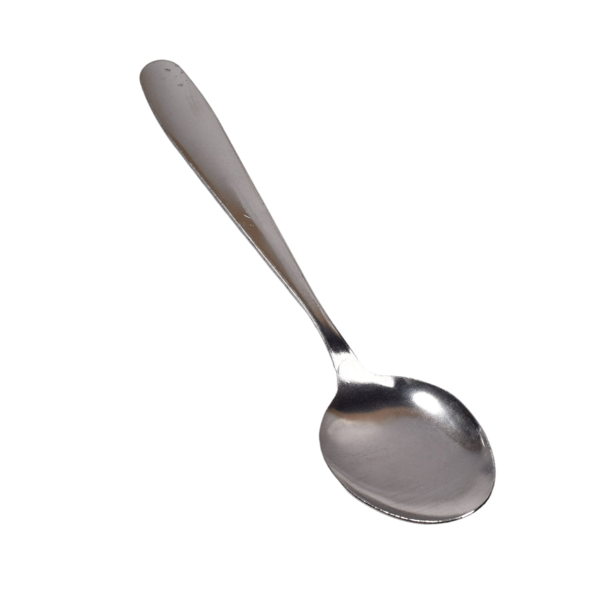 cuchara x 6und en metal acero inoxidable dim:20cm