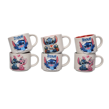 POCILLO SET X 6PZAS PERSONAJE 100ML DIM:5X5