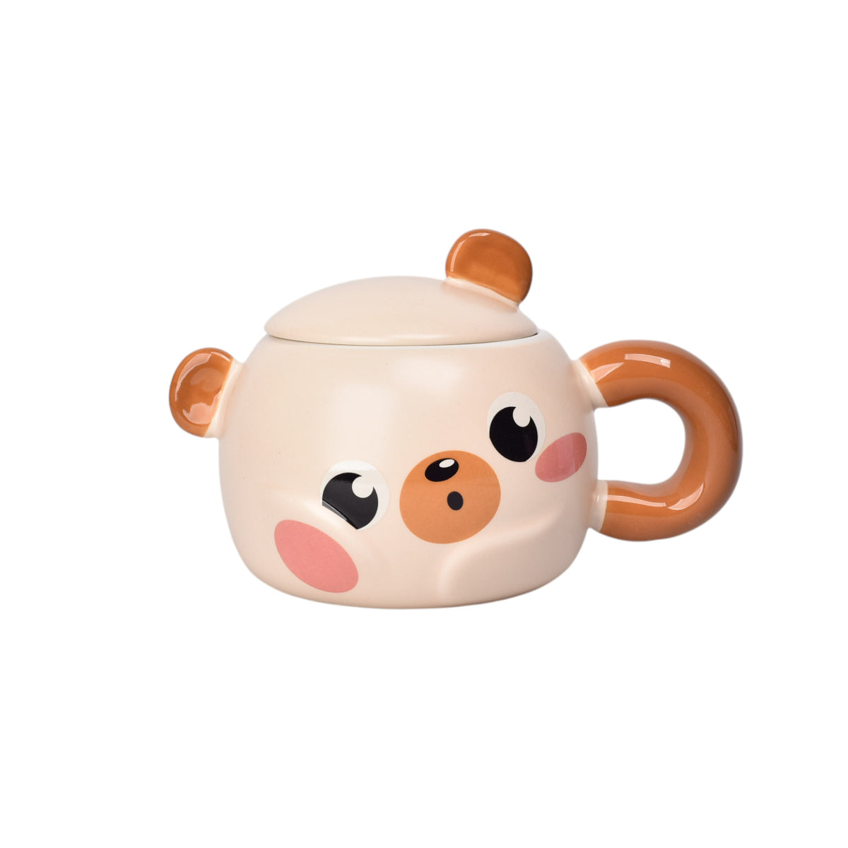 mug pocillo grande ceramica forma de oso 400ml dim:10x7