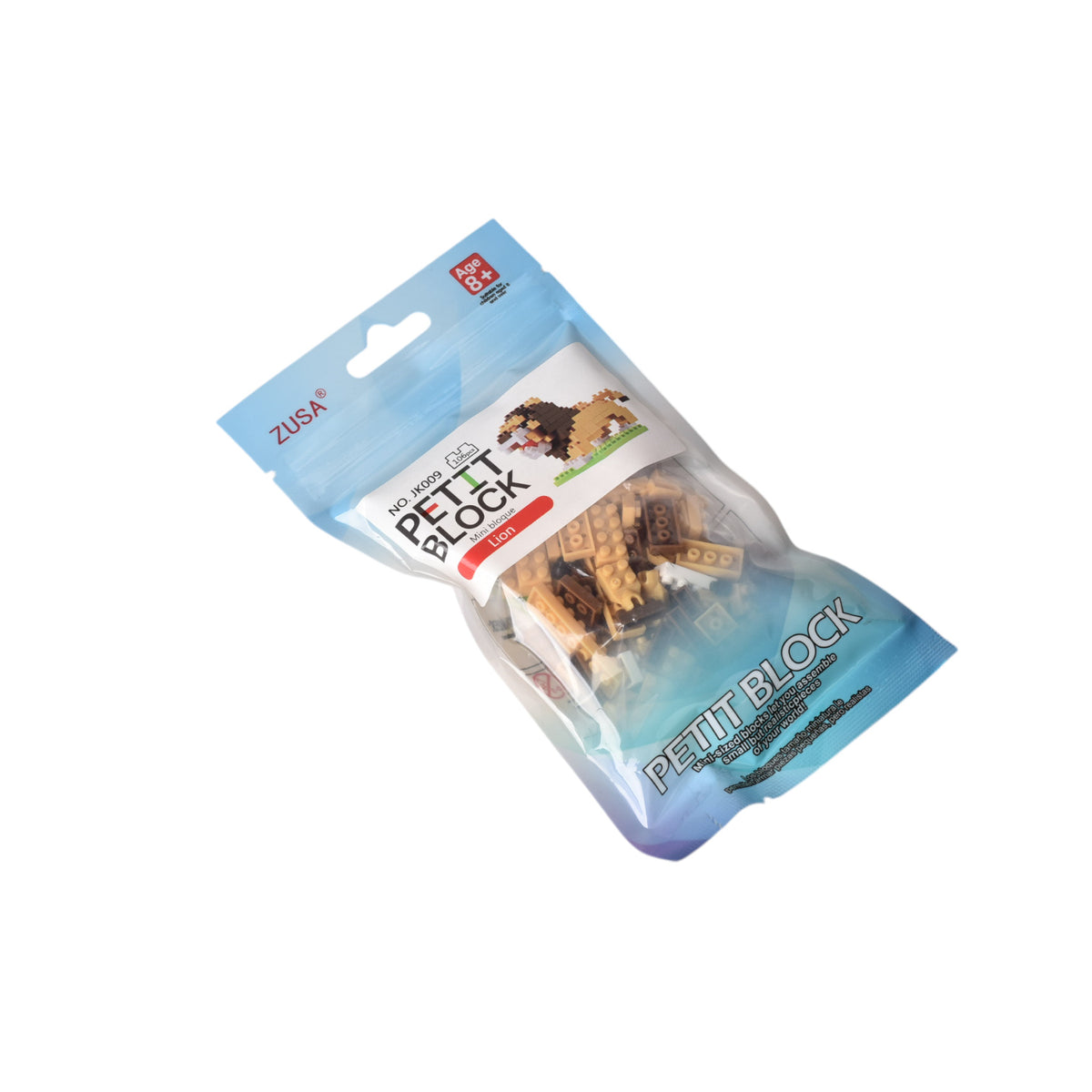 fichas pequeñas de armar leon para niños plastico dim:9x4x4