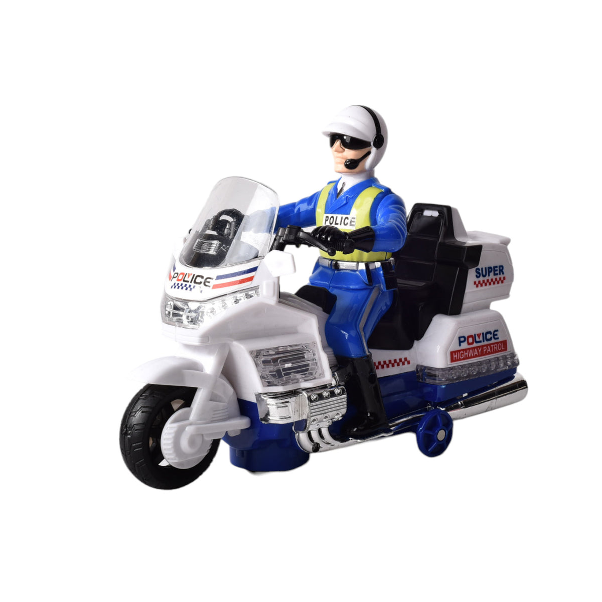 moto para niños policia con luces y  sonido