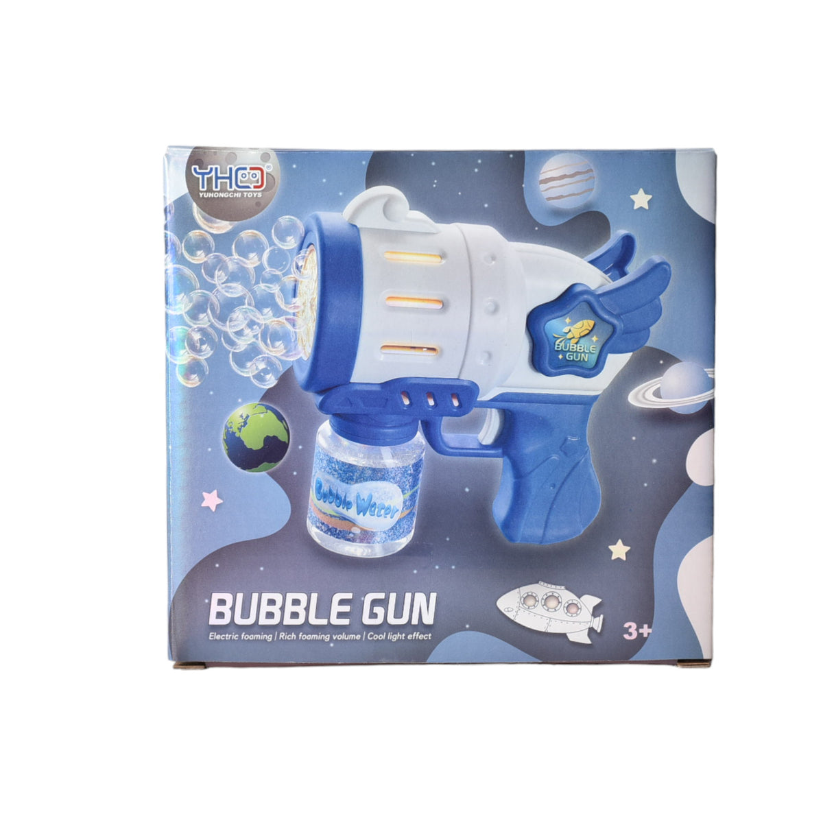pistola de burbujas niños