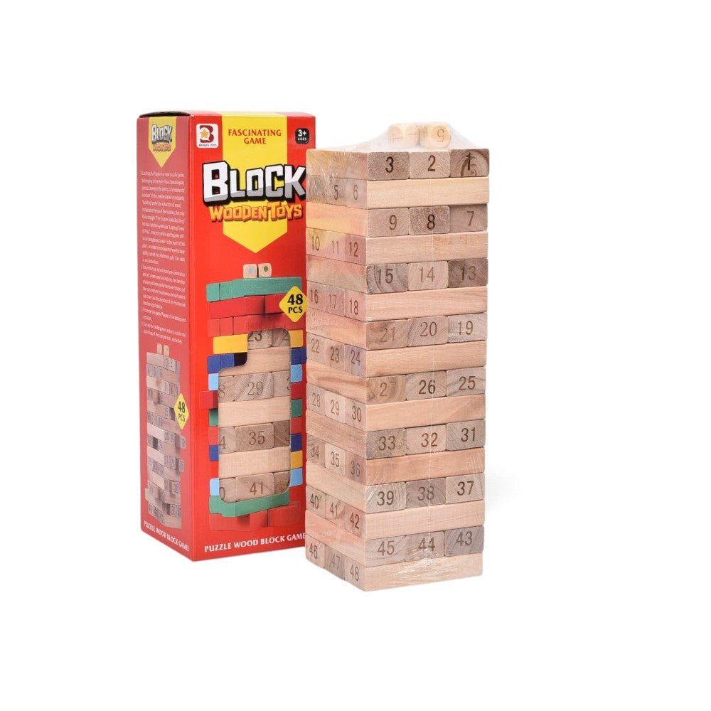 juego de mesa torre de bloques dim: 7.5*2.5*1.5cm
