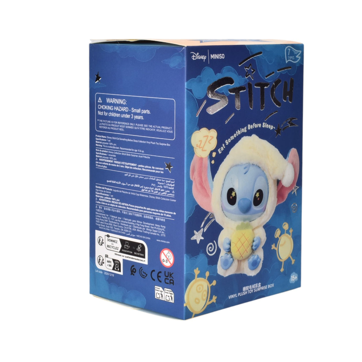 llavero sorpresa poliester personaje stitch dim:15x9x7