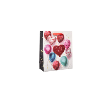 BOLSA REGALO EN PAPEL CORAZONES PEQUEÑO
