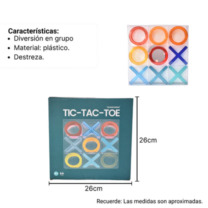 JUEGO MESA CLASICO TRIQUI PLASTICO DIM: 26X26X5