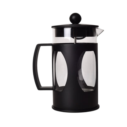 CAFETERA PRENSA FRANCESA PLASTICO Y VIDRIO 360ml DIM:7*7*16