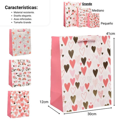 BOLSA REGALO L QZGZD-6663A-2 DIM:30X41,5X12CM