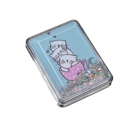 ESPEJO PLASTICO CUADRADO CARTERA DIM:6CM