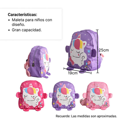 MALETA DE UNICORNIO PEQUEÑO INFANTIL PARA NIÑA UNICOR