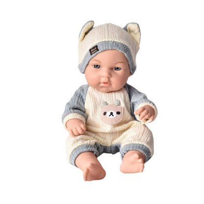 JUGUETE BEBE MUÑECA DE CAUCHO REALISTA CON ACCESORIOS