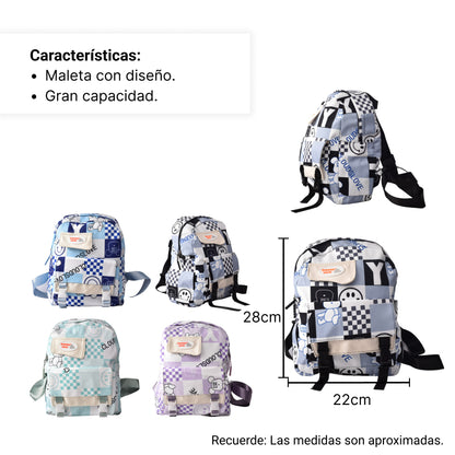 MALETA MOCHILA PARA MUJER LIGERA