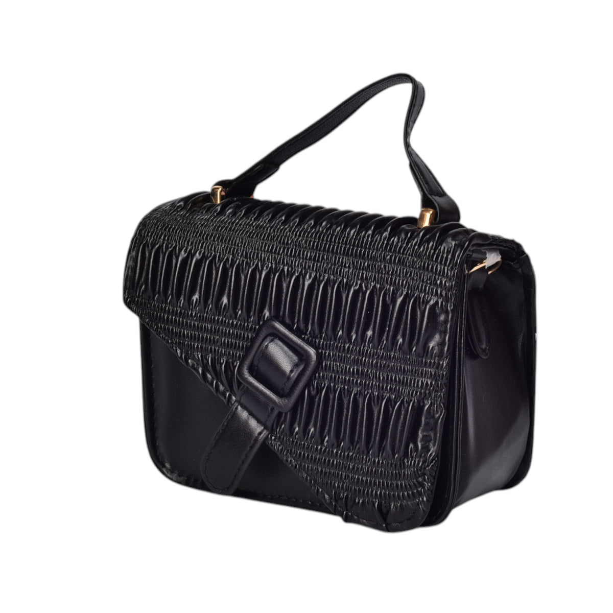 bolso cartera manos libres con correa dama sintetico dim:15x12x6