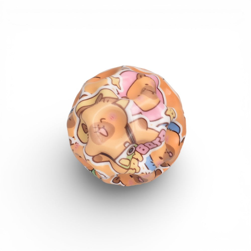 pelota desestresante diseño capybara dim:6x6