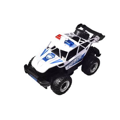 CARRO PARA NIÑOS POLICIA  CON LUCES SONIDO Y MOVIMIENTO