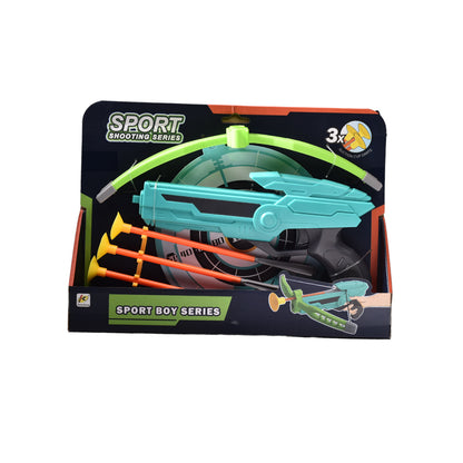 PISTOLA SET ARCO Y FLECHAS INFANTIL  TIRO AL BLANCO(881-23B)