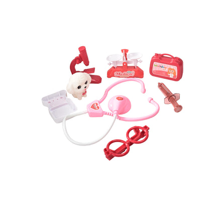 JUGUETE SET MEDICO VETERINARIO MALETA NIÑAS DIM:27x22x6