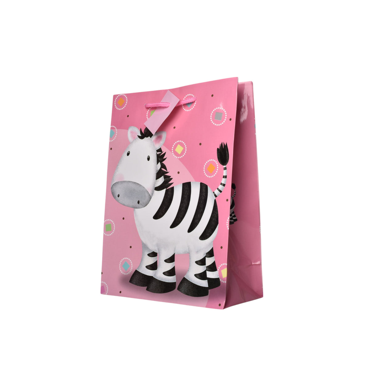 bolsa para regalo diseño niño niña de papel dim:26x32x10