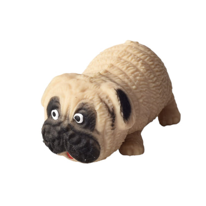 SQUISHY ANTI ESTRES ELASTICO FORMA PERRO CAUCHO DIM:6CM