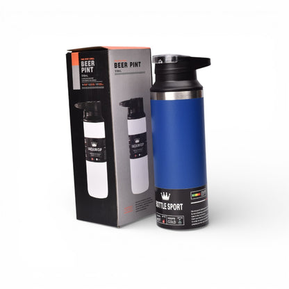 TERMO  ACERO INOXIDABLE 600ML DIM:6X6X22