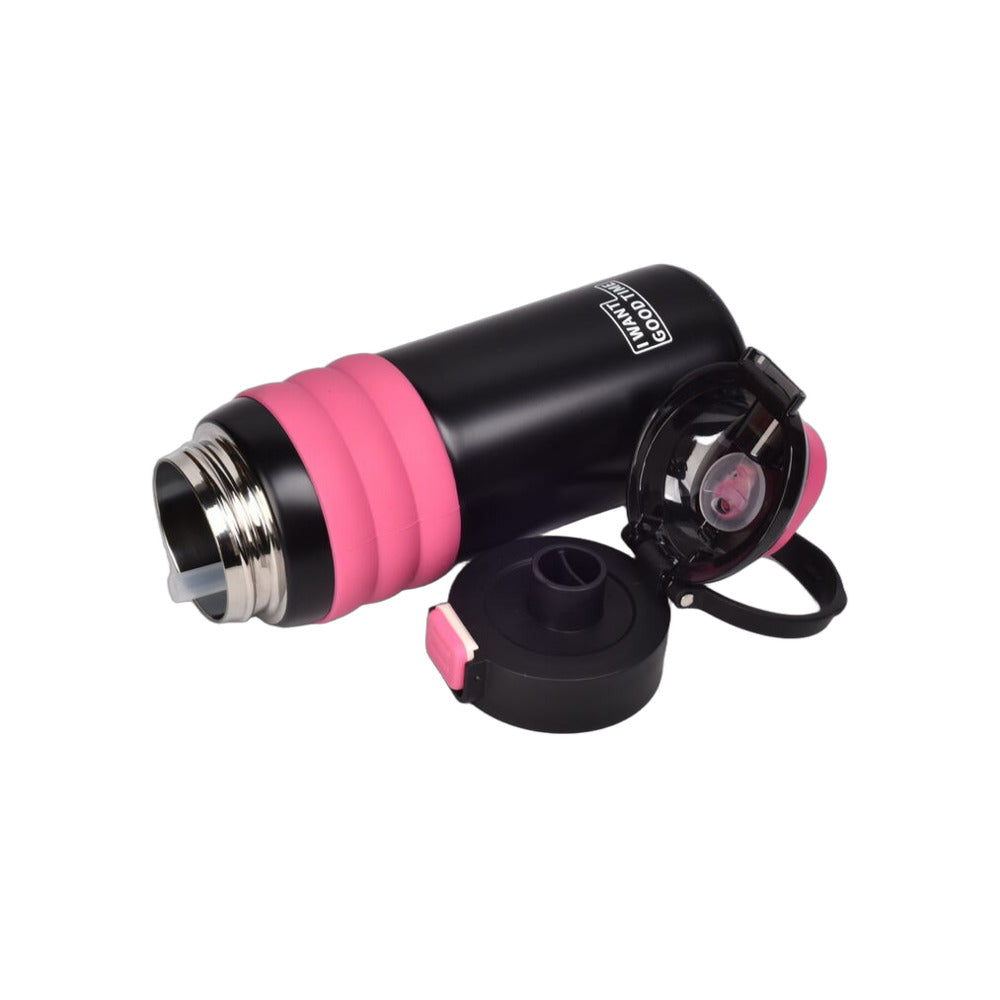termo acero inoxidable 600ml dim: 7x7x24