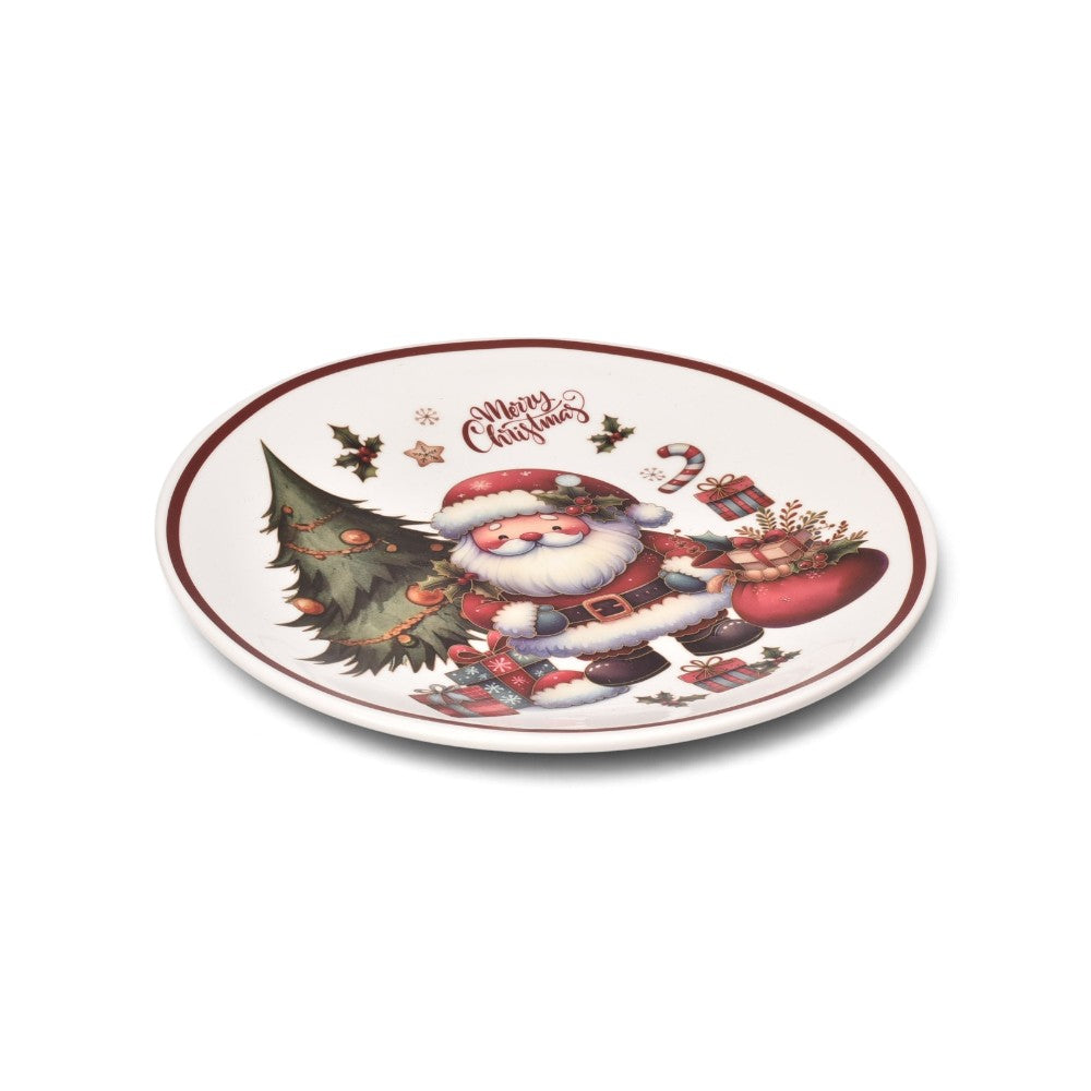 plato navideño dim:25cm