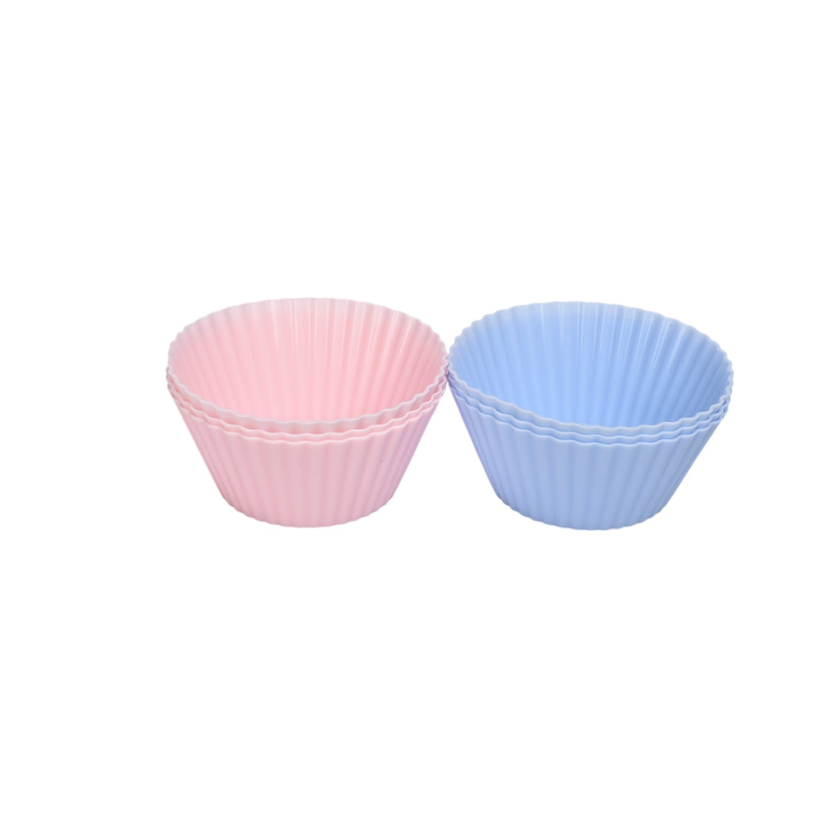 set x6 und molde de postre rosado y azul dim:7x7x3