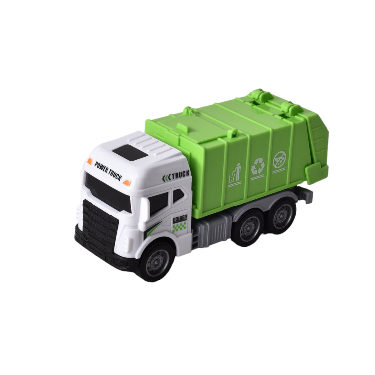 juguete carro de construccion color verde para niños plastic