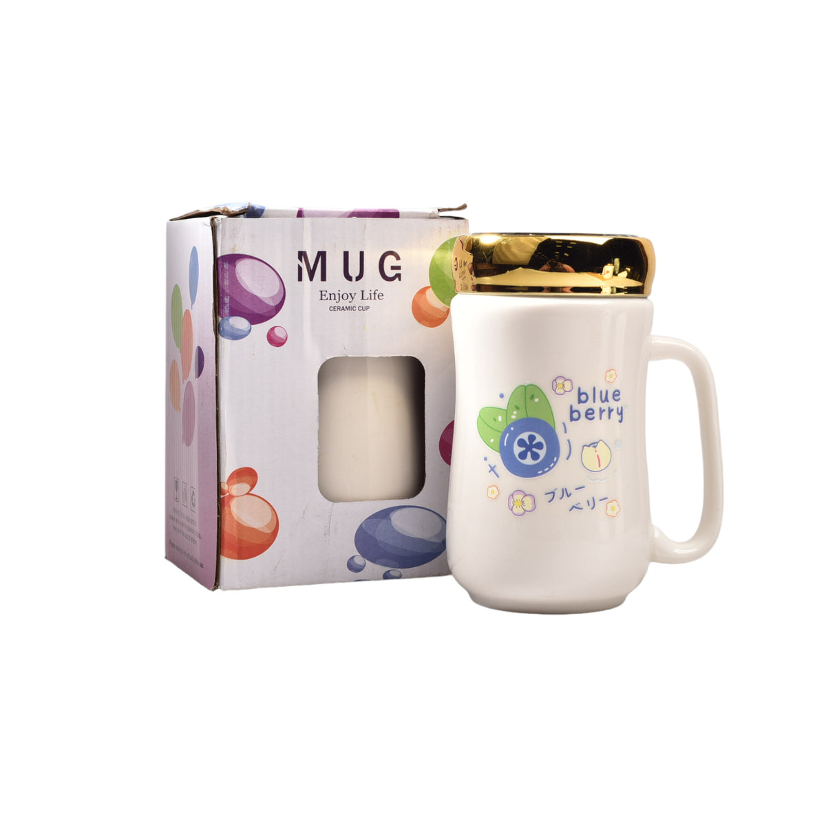 mug pocillo con tapa ceramica