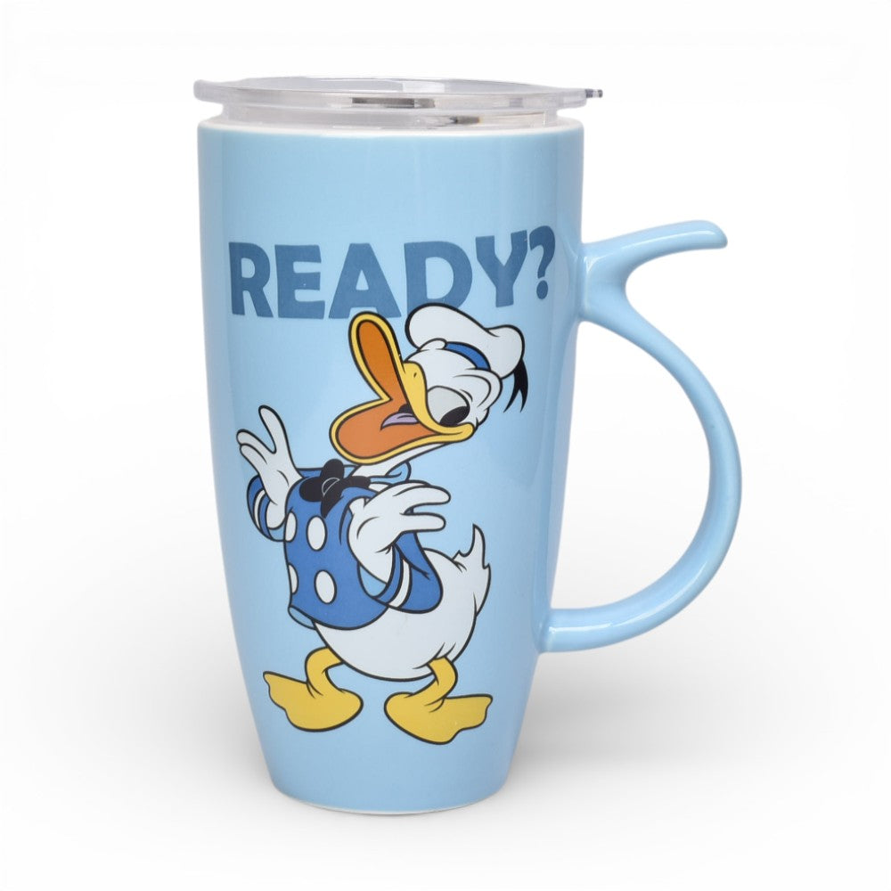 mug pocillo con tapa plastica personaje 580ml dim:8x8x15
