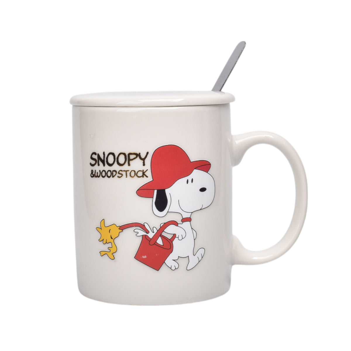 pocillo ceramica snoopy personaje 350ml dim:10x7
