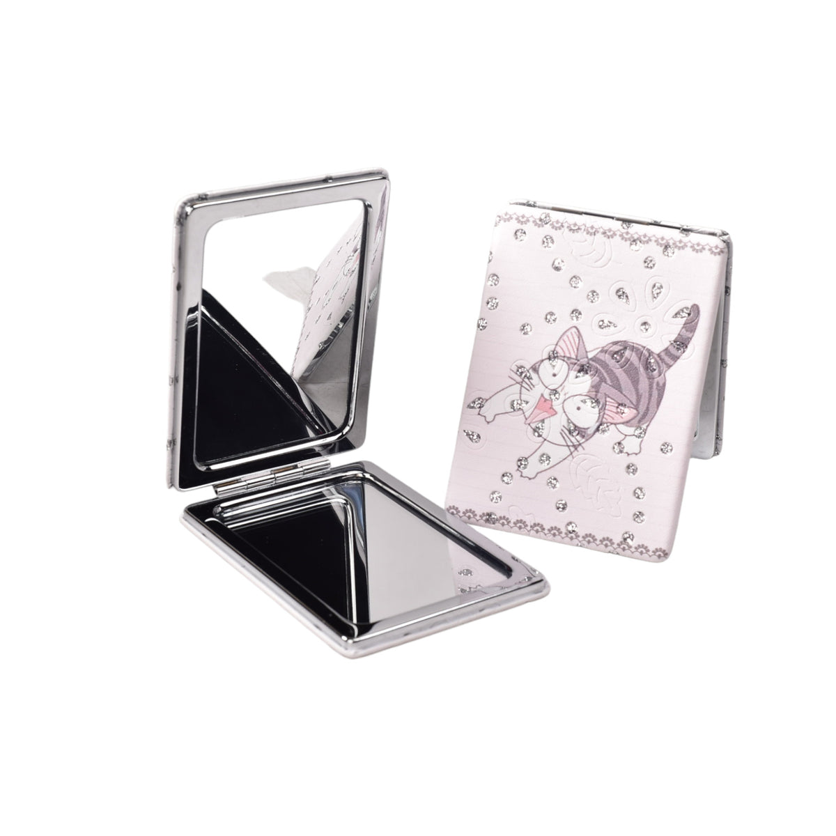 espejo plastico cartera dim:6cm