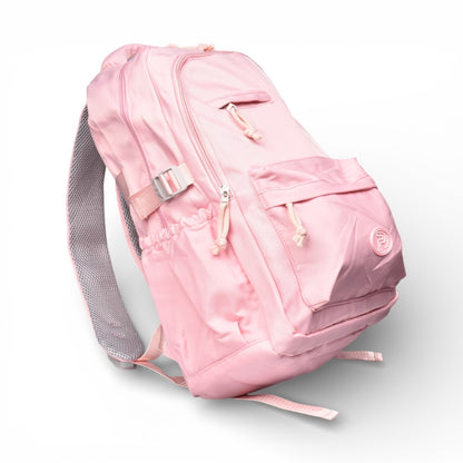 MALETA MORRAL NEGRO LILA Y ROSADO POLIESTER DIM:45X30X16