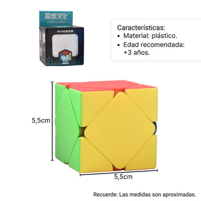 CUBO RUBIK GEOMETRICO  DIM: 5,6CM