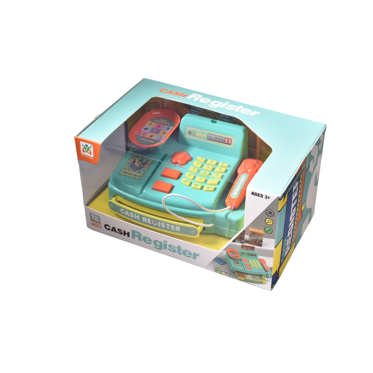 caja registradora supermercado niños dim:21x12x13